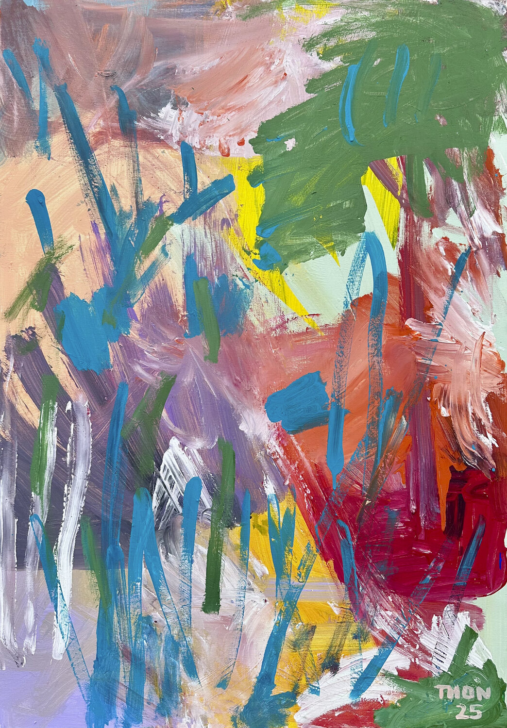 "Ein Hauch Bewegung“ simon thon Original painting for sale