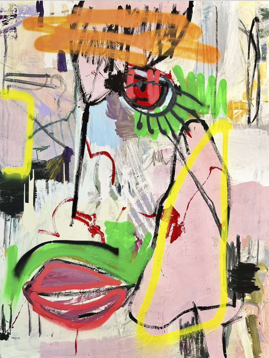 "Neonrast“ simon thon Original painting for sale