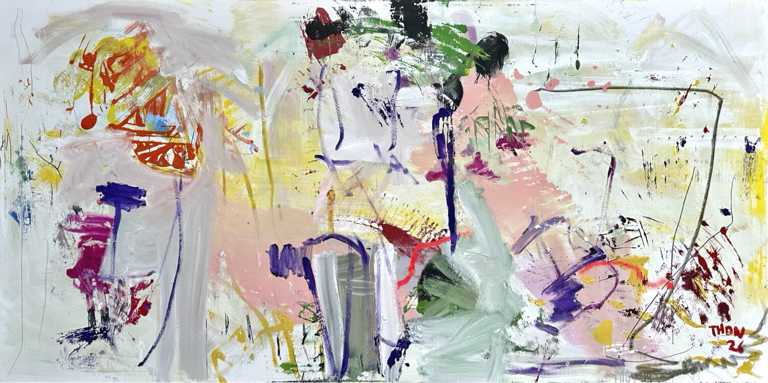 "ITHACA SUITE – V. EURYCLEIA 02" simon thon Original painting for sale