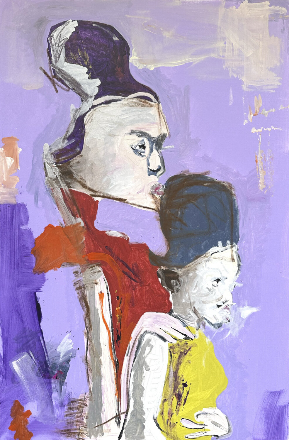 “Mutter&Tochter” simon thon Original painting for sale