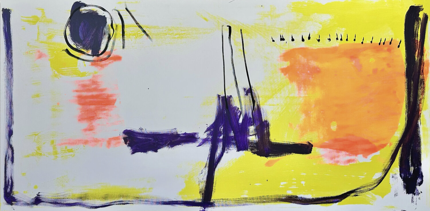"Ich tauche auf" simon thon Original painting for sale