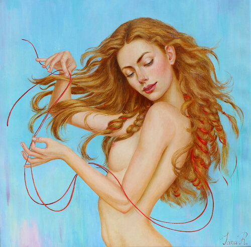 Clotho by Yana Ros, Painting for Sale on Select