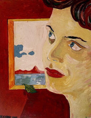 Il mondo fuori by Mauro Caracuzzo, Painting for Sale on Select