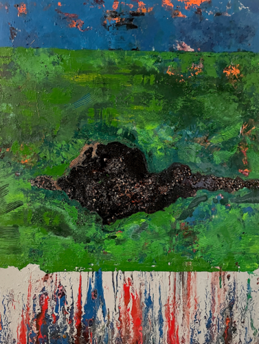 Nuvola Isola 2 by Mauro Caracuzzo, Painting for Sale on Select