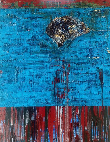 Nuvola Isola 5 by Mauro Caracuzzo, Painting for Sale on Select