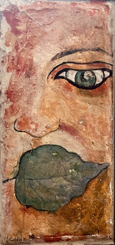 Entro nell'anima, Affresco su tavola by Mauro Caracuzzo, Painting for Sale on Select