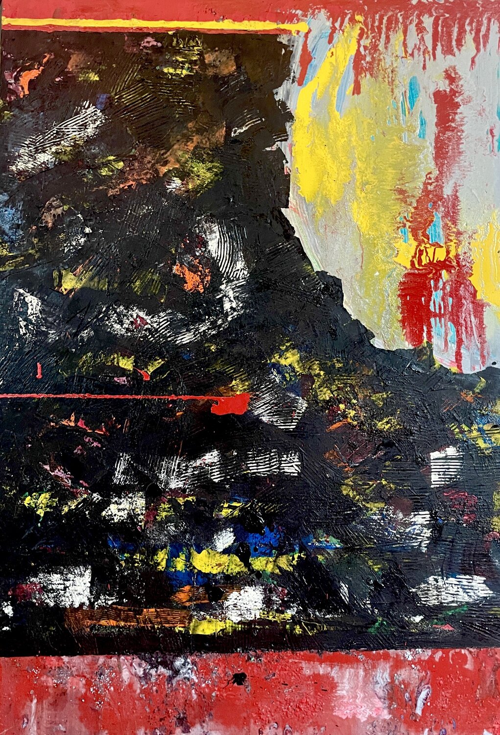 Black hole 2 Mauro Caracuzzo Original painting for sale