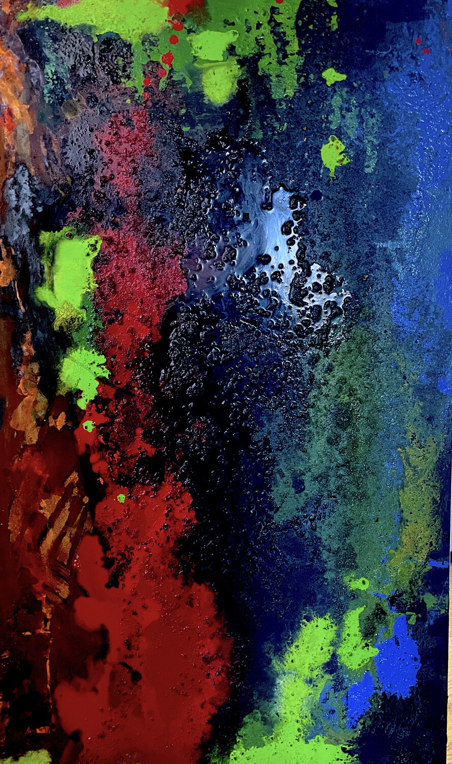 Rust and moss 1 Mauro Caracuzzo Original painting for sale