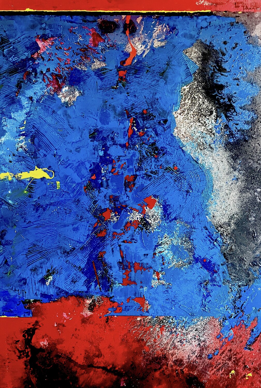 Black hole 4 Mauro Caracuzzo Original painting for sale