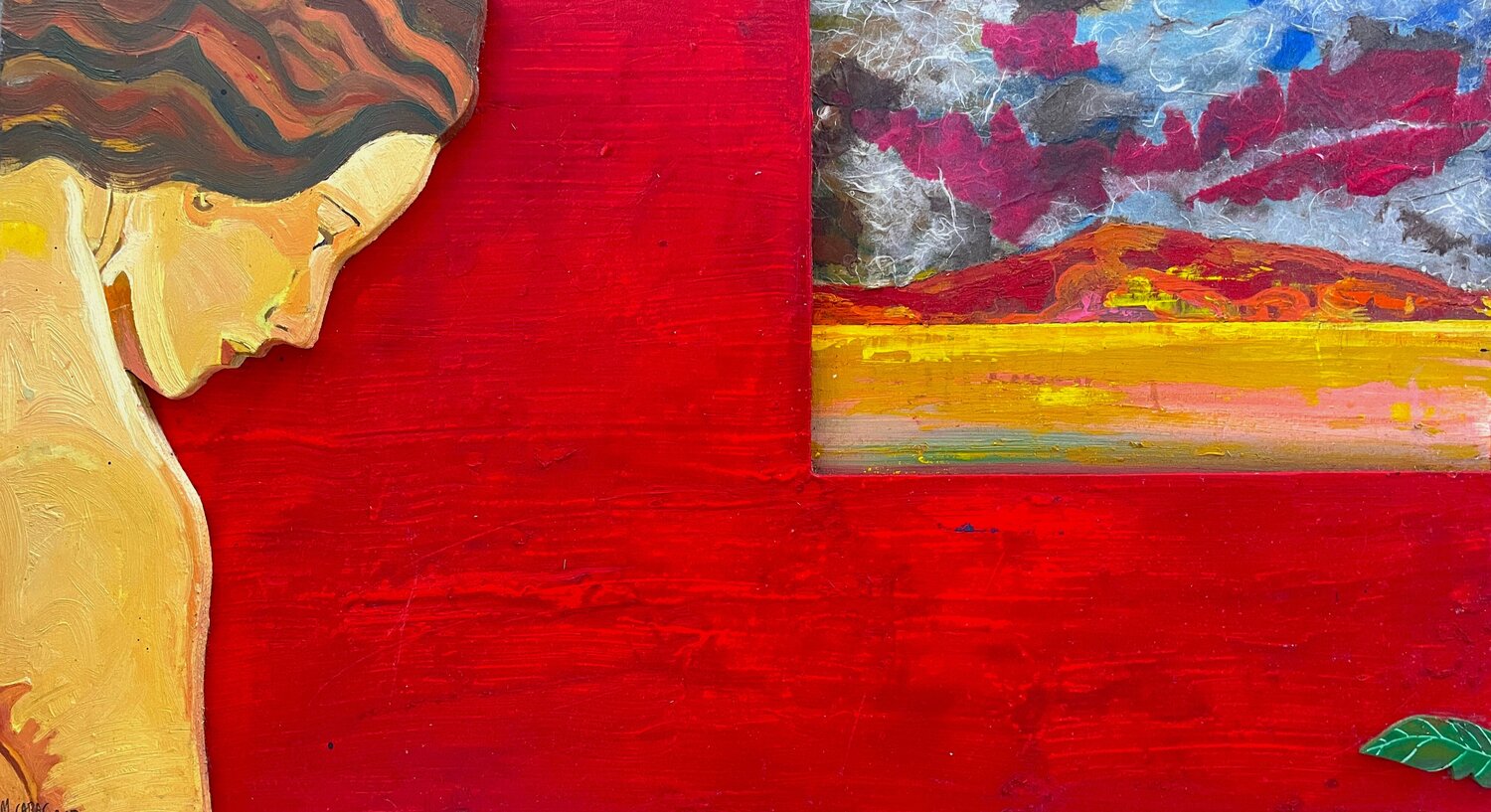 L'Angelo Mauro Caracuzzo Original painting for sale