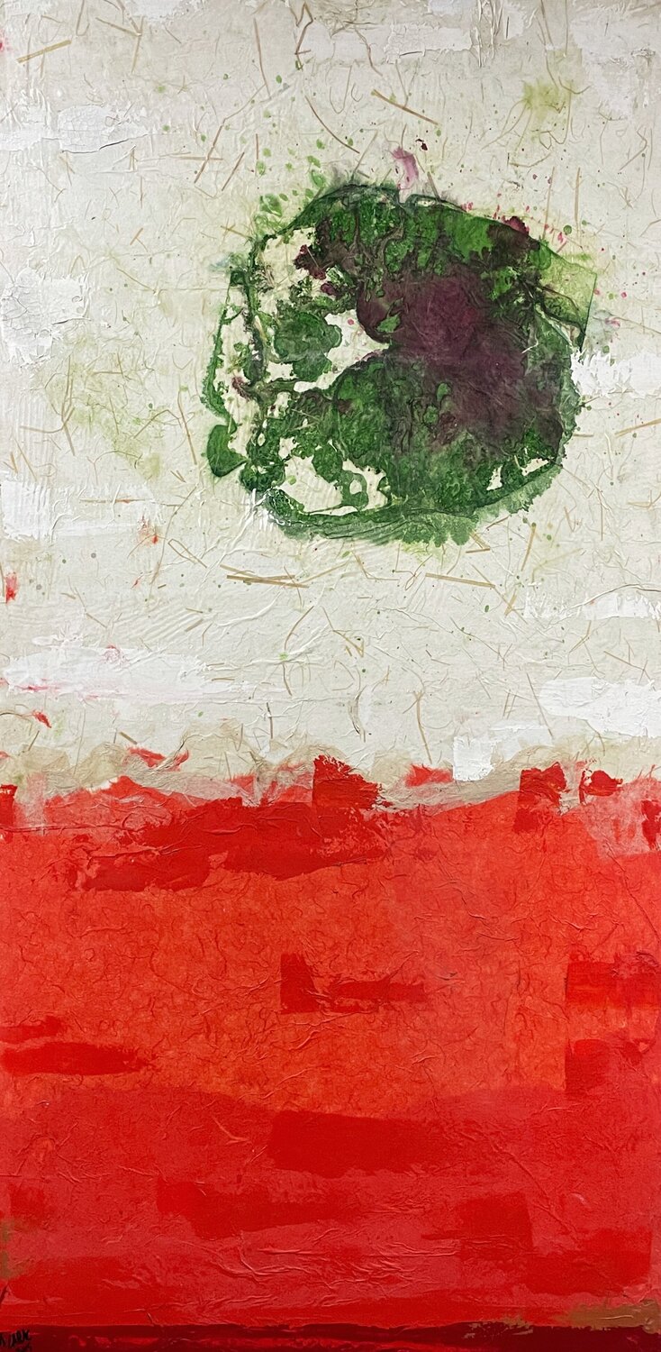 Molecules 2 Mauro Caracuzzo Original painting for sale