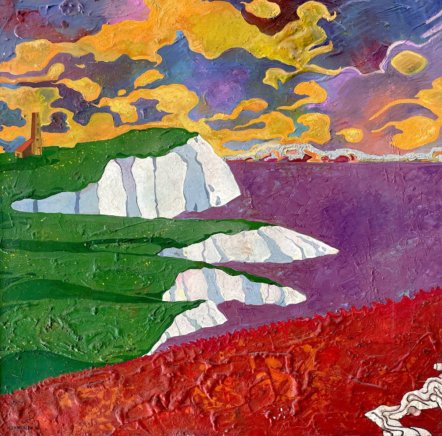 Vorrei andare... Mauro Caracuzzo Original painting for sale