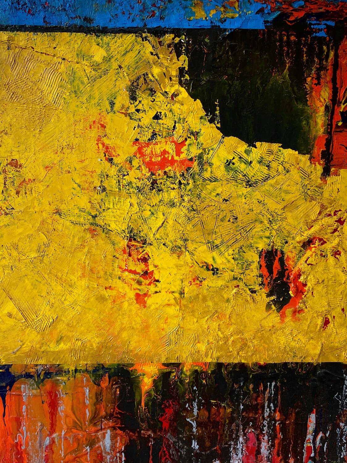 Black hole 5 Mauro Caracuzzo Original painting for sale