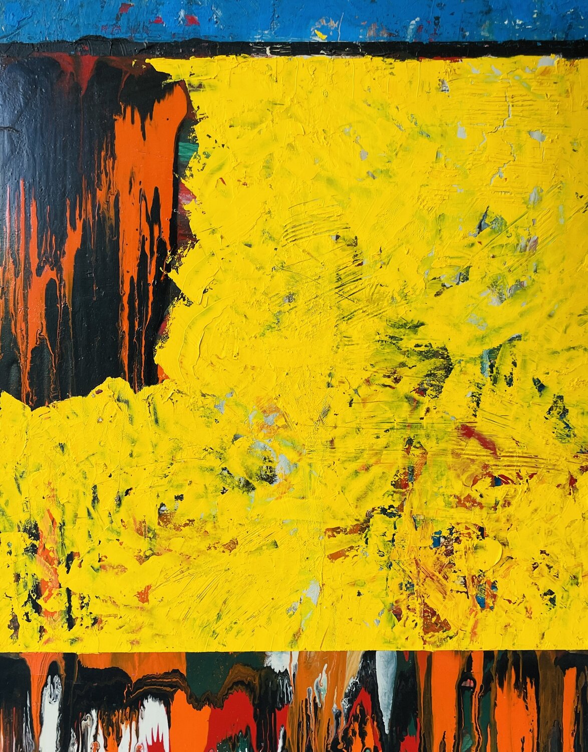 Black hole 6 Mauro Caracuzzo Original painting for sale