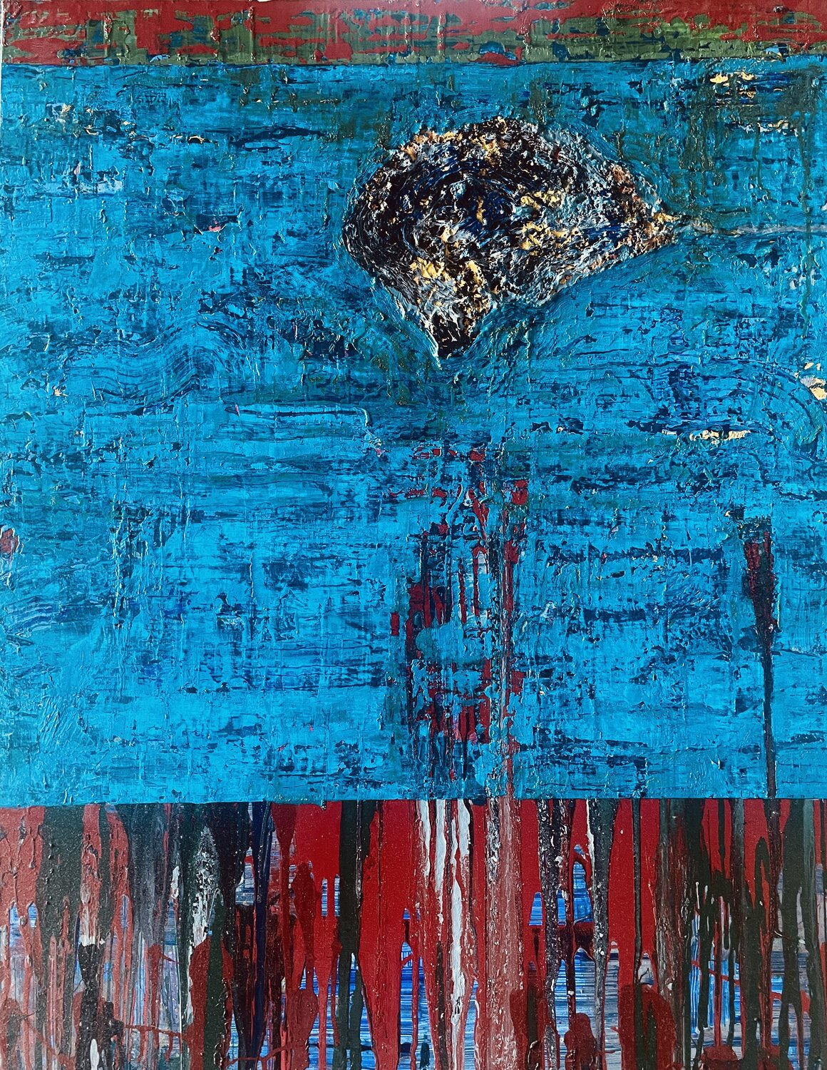 Nuvola Isola 5 Mauro Caracuzzo Original painting for sale