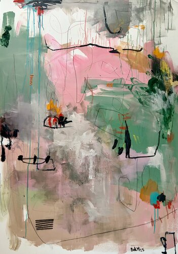 The Logic of  Emotion by Barbara D’Angelo Månsson, Painting for Sale on Select