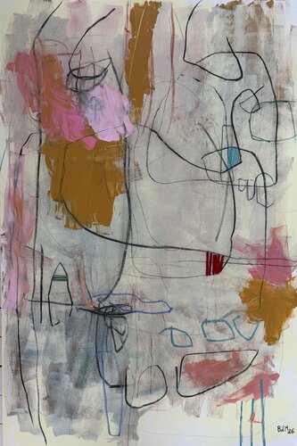 Equilibri Provvisori by Barbara D’Angelo Månsson, Painting for Sale on Select