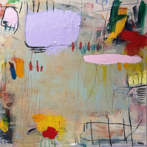 Interferenze Instabili by Barbara D’Angelo Månsson, Painting for Sale on Select