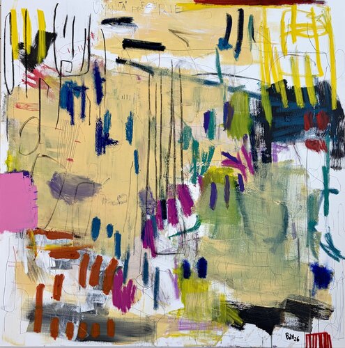 Umanita' Precarie by Barbara D’Angelo Månsson, Painting for Sale on Select