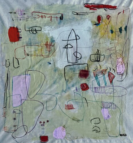 Utopie Plastiche by Barbara D’Angelo Månsson, Painting for Sale on Select