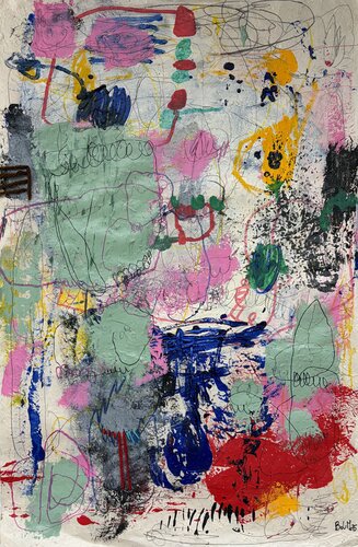 Contemplazioni Parallele by Barbara D’Angelo Månsson, Painting for Sale on Select