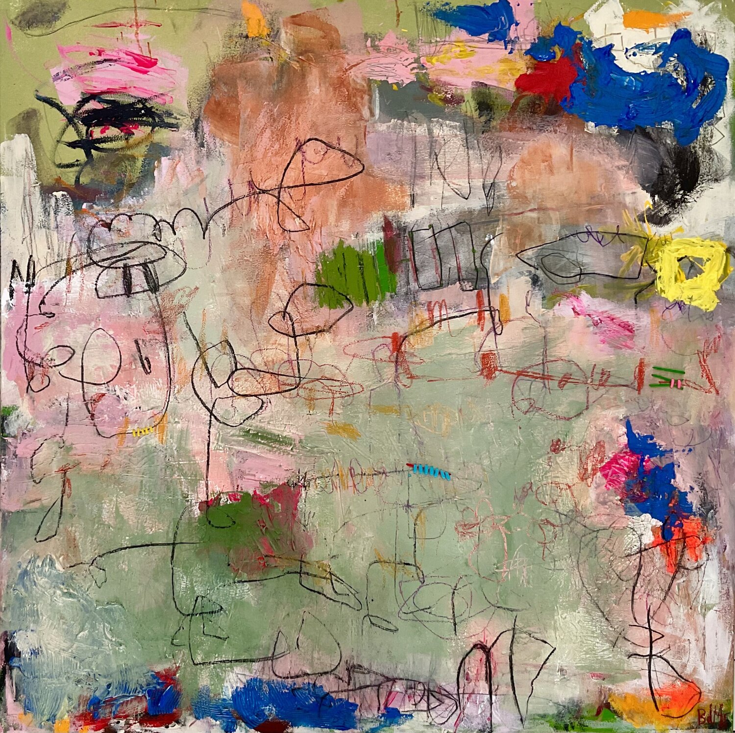 Silenzi Assordanti Barbara D’Angelo Månsson Original painting for sale