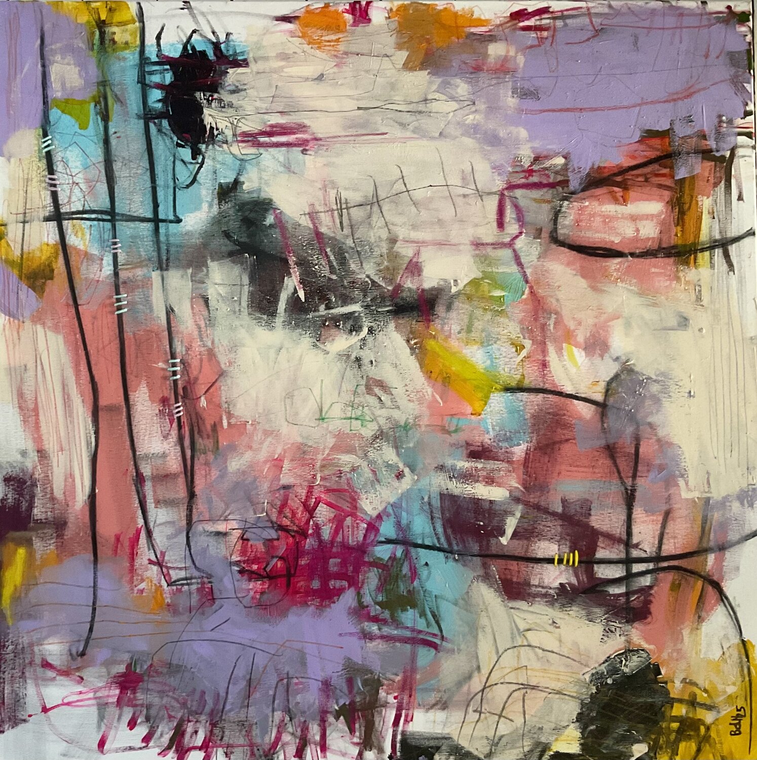 Contaminazioni Barbara D’Angelo Månsson Original painting for sale