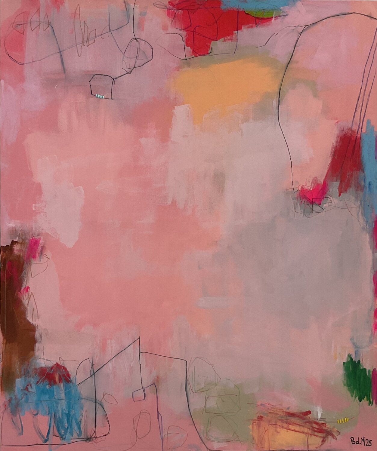 Paesaggio Piatto Barbara D’Angelo Månsson Original painting for sale