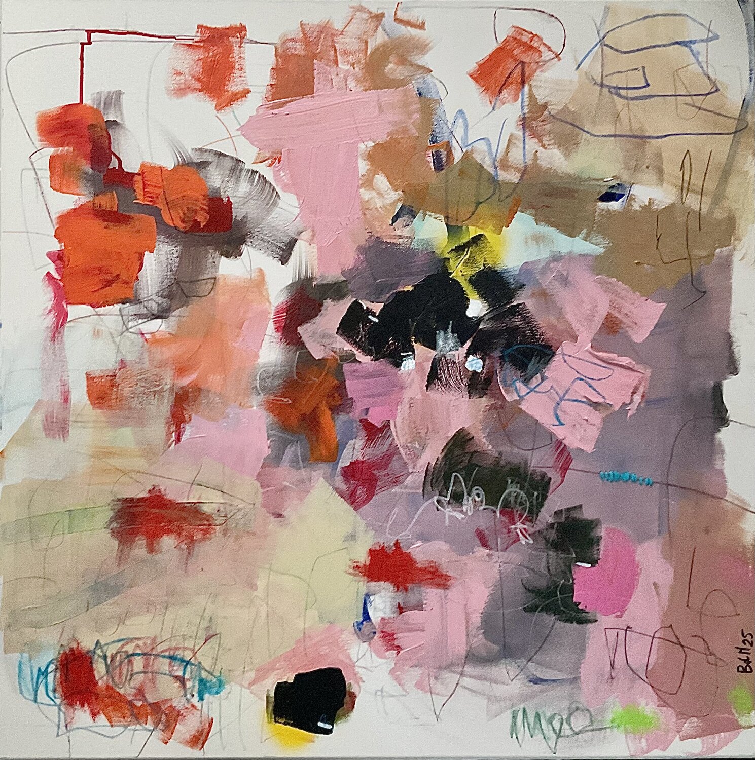 Chaos Piatto Barbara D’Angelo Månsson Original painting for sale