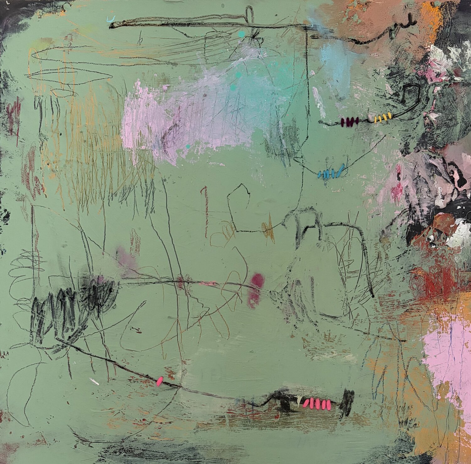 Piattezza Emotiva Barbara D’Angelo Månsson Original painting for sale