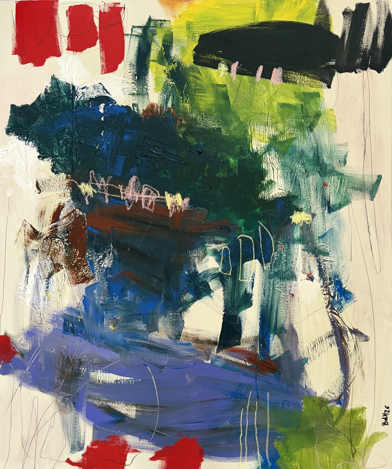 Imperfect Ruptures Barbara D’Angelo Månsson Original painting for sale