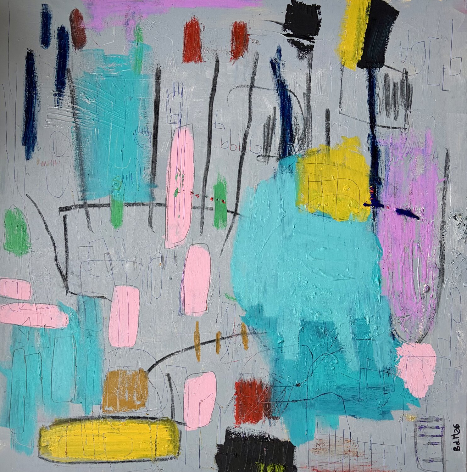 Human Uncertainty Barbara D’Angelo Månsson Original painting for sale