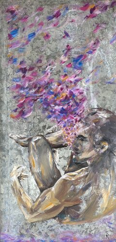Purple Dive by Ralph Schulz, Painting for Sale on Select