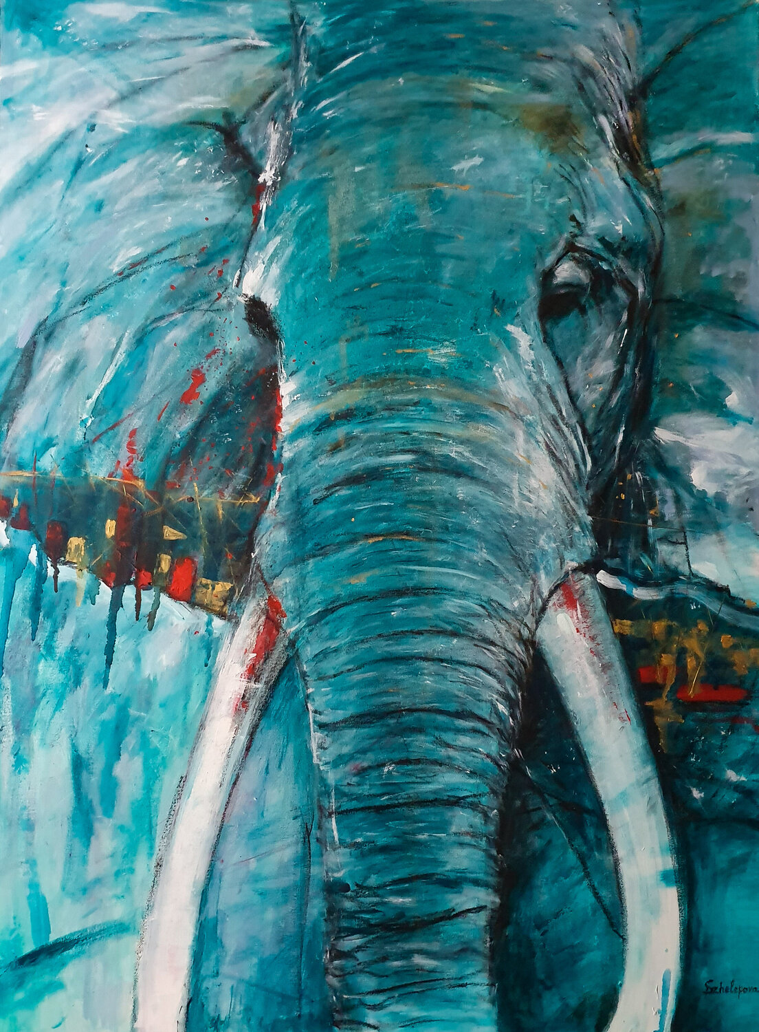 Quiet Authority Svetla Dzhelepova Original painting for sale