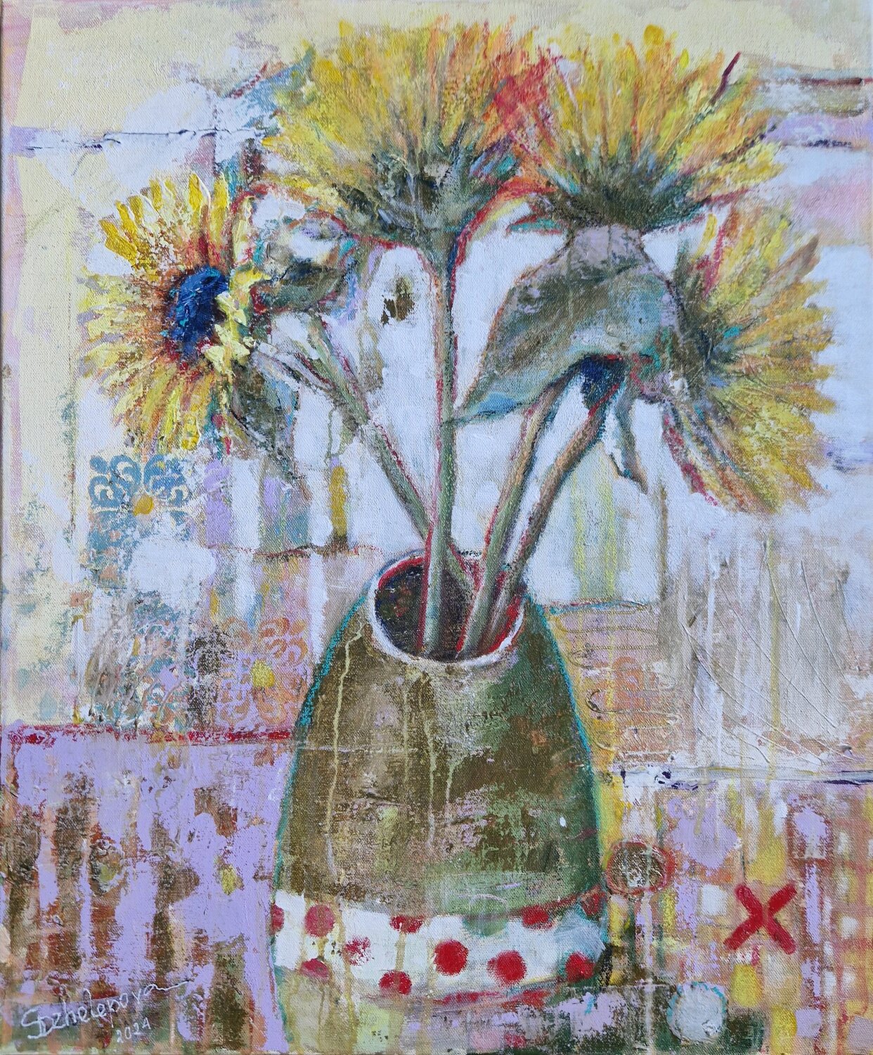 Calm Feeling Svetla Dzhelepova Original painting for sale