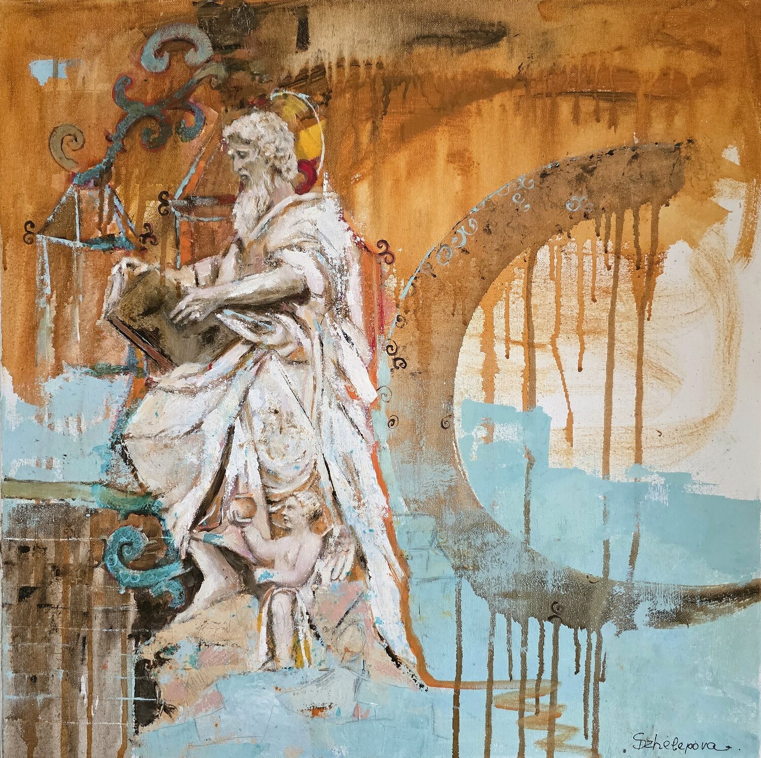 Learning to remain Svetla Dzhelepova Original painting for sale