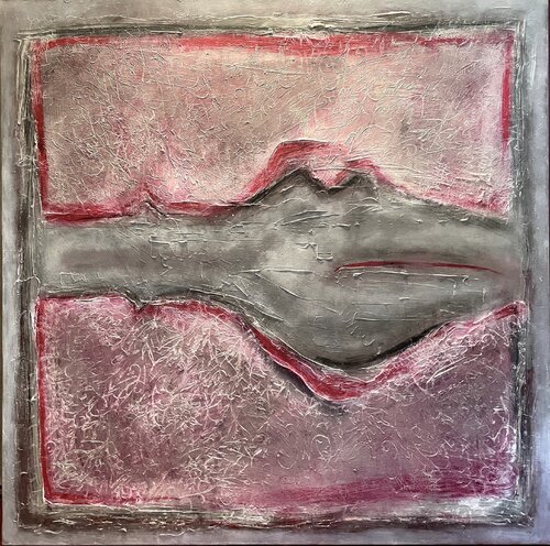 Act, Lips and Other Imponderables- rose by Malina Wieczorek, Painting for Sale on Select
