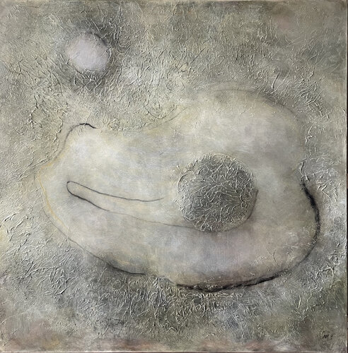 ACT, WOMAN AND URANUS by Malina Wieczorek, Painting for Sale on Select