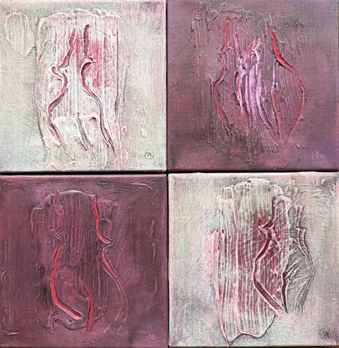 AcT "Signs of Blood” 20X20, 1/2/3/4 2026 by Malina Wieczorek, Painting for Sale on Select