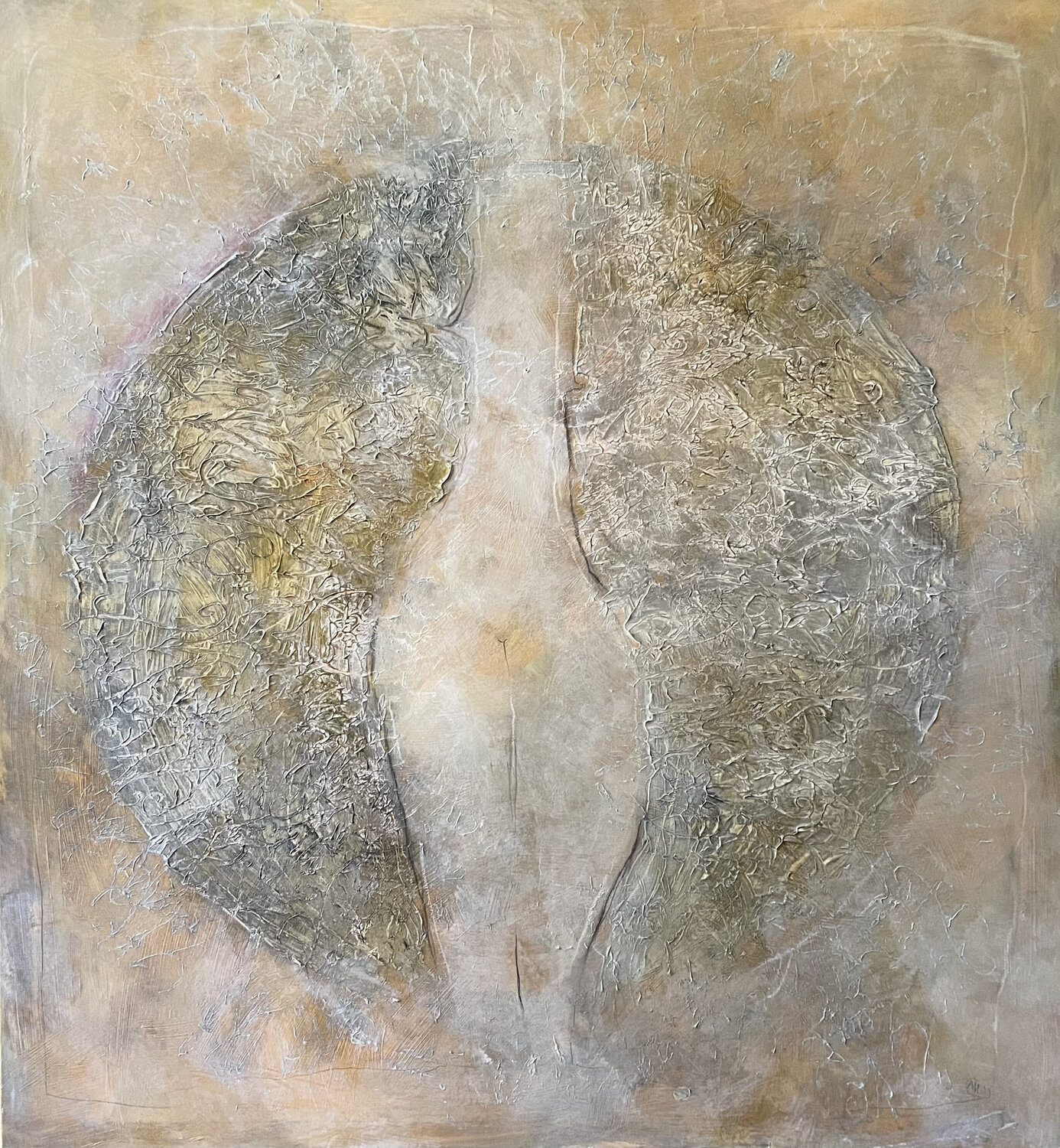 Act, Woman and the Sun Malina Wieczorek Original painting for sale