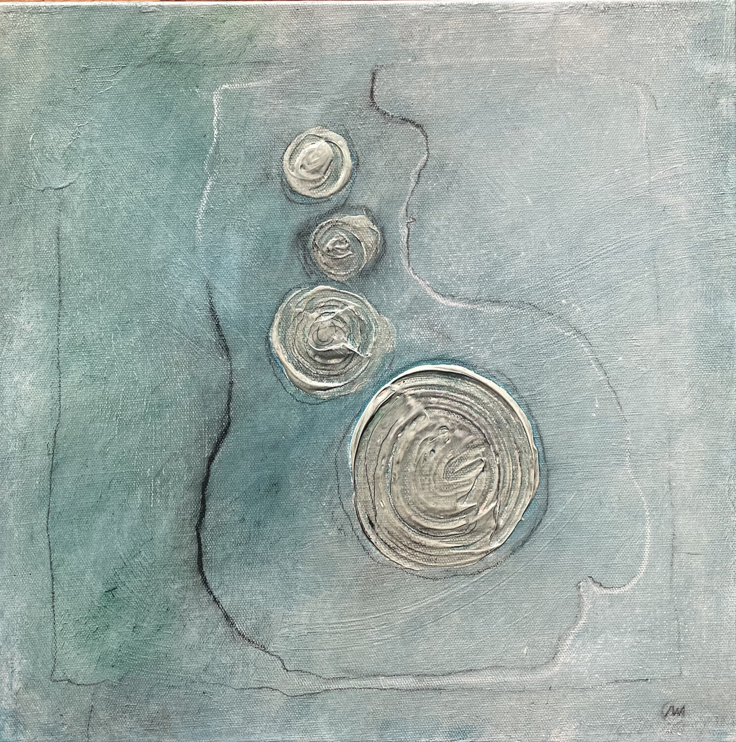 ACT of Nature NO.2 Malina Wieczorek Original painting for sale