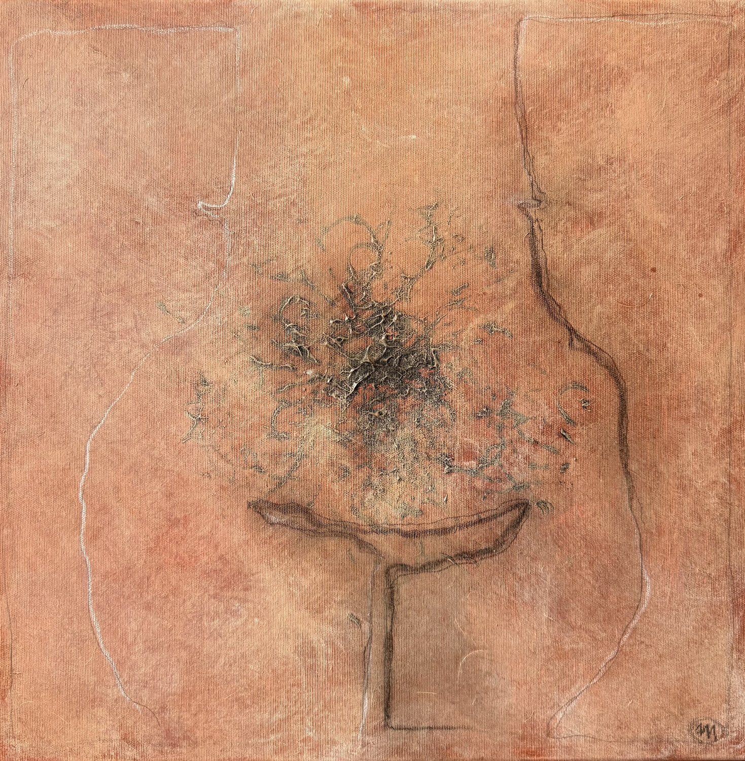 ACT 2026, BODY OF THE WORLD, PART OF LIGHT NO.2, MADONNAS CYCLE Malina Wieczorek Original painting for sale
