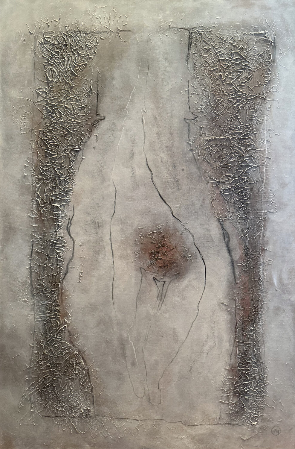 Act, Body of the World, Terra Ignota cycle Malina Wieczorek Original painting for sale