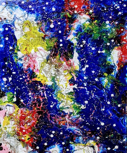 A World in Celebration by Moise Semexant, Painting for Sale on Select