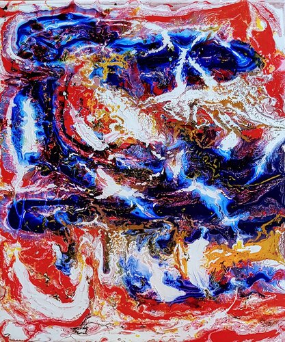 A Sea of Happiness by Moise Semexant, Painting for Sale on Select