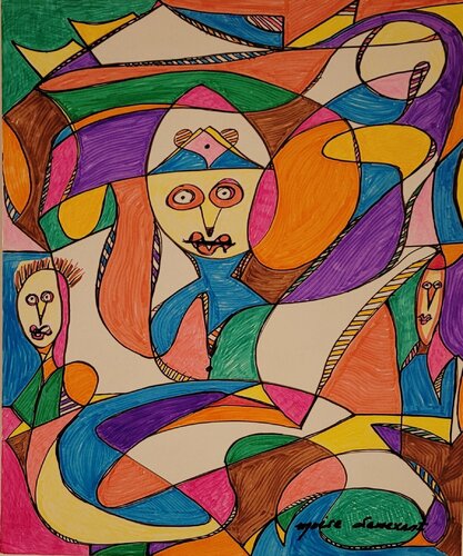 A Striking Look by Moise Semexant, Painting for Sale on Select