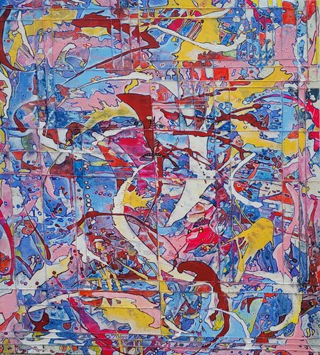 A Look over this Chaotic World by Moise Semexant, Painting for Sale on Select