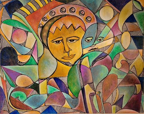 Father and Son by Moise Semexant, Painting for Sale on Select