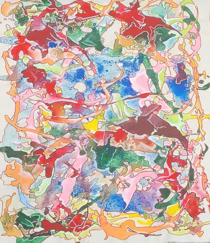 A Vibrant Melody by Moise Semexant, Painting for Sale on Select