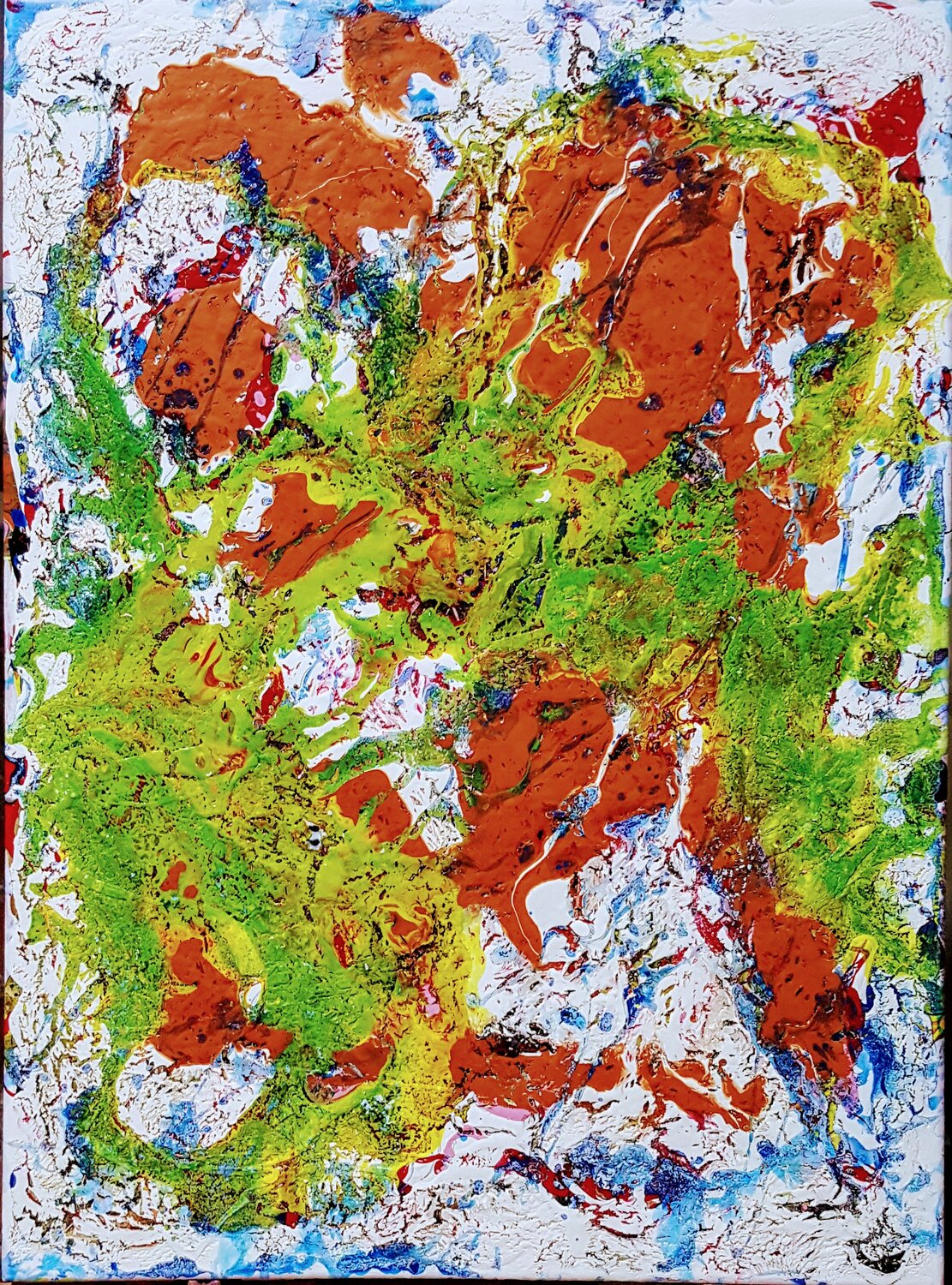 Nature in Full Harmony with the Existence Moise Semexant Original painting for sale